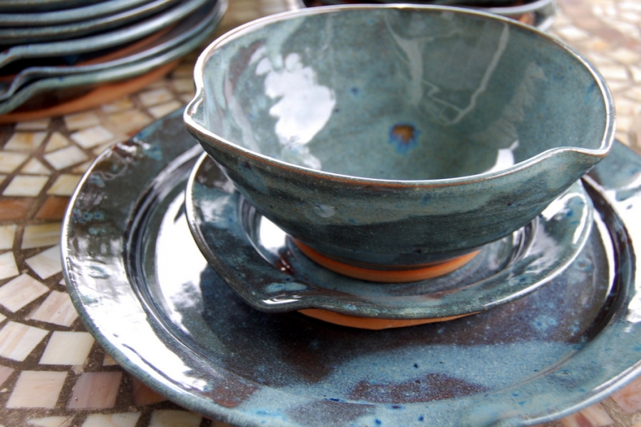 Handmade Pottery Dinnerware Set Hand Thrown Place Setting Stoneware ...