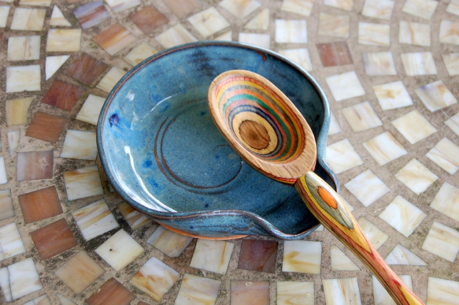 Handmade Ceramic Spoon Rest