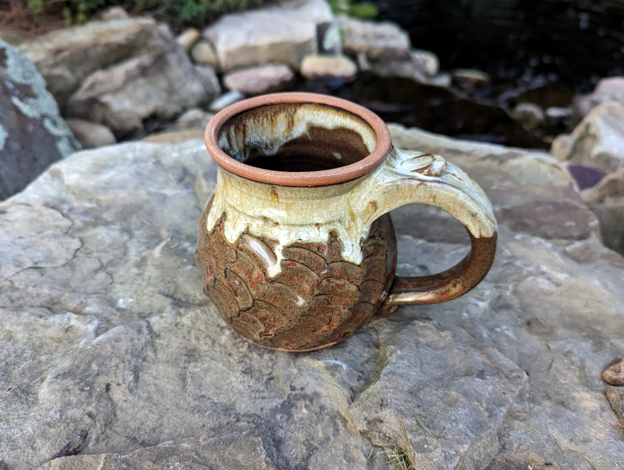Travel Mug w/ Lid – Handmade Pottery in NC