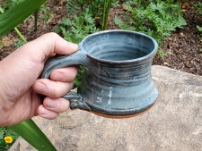 12 oz Slate Blue Mug - Handmade to Order
