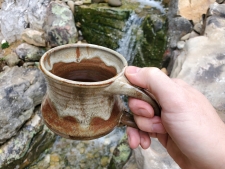 12 oz Mug in Brownstone - Handmade to Order