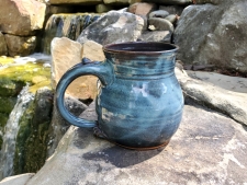 Huge Slate Blue Monster Mug - Handmade to Order