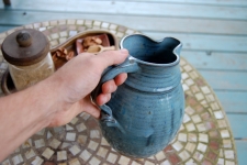 Half Gallon Pitcher in Slate Blue - Handmade to Order