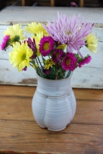 Flower Vase in Shale - In Stock and Ready to Ship