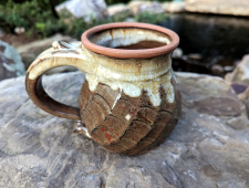 Woven Mug in Brownstone- Handmade to Order