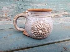 Mandala Mug in Shale - Handmade to Order