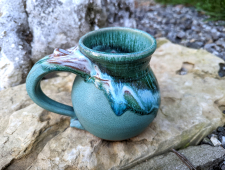 Turquoise Falls Mug - Handmade to Order