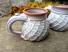 Woven Mug in Shale- Handmade to Order