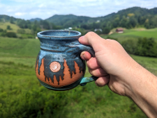 MountainScape Mug  - Handmade to Order
