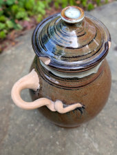 Rustic Kitchen Canister or Lidded Jar - In Stock and Ready to Ship