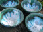 Set of Four Soup Bowls in Turquoise Falls - Handma...
