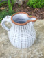 1/2 Gallon Pitcher Ridged in Shale - Handmade to O...