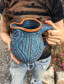 Half Gallon Pitcher Rooted in Slate Blue - Handmad...